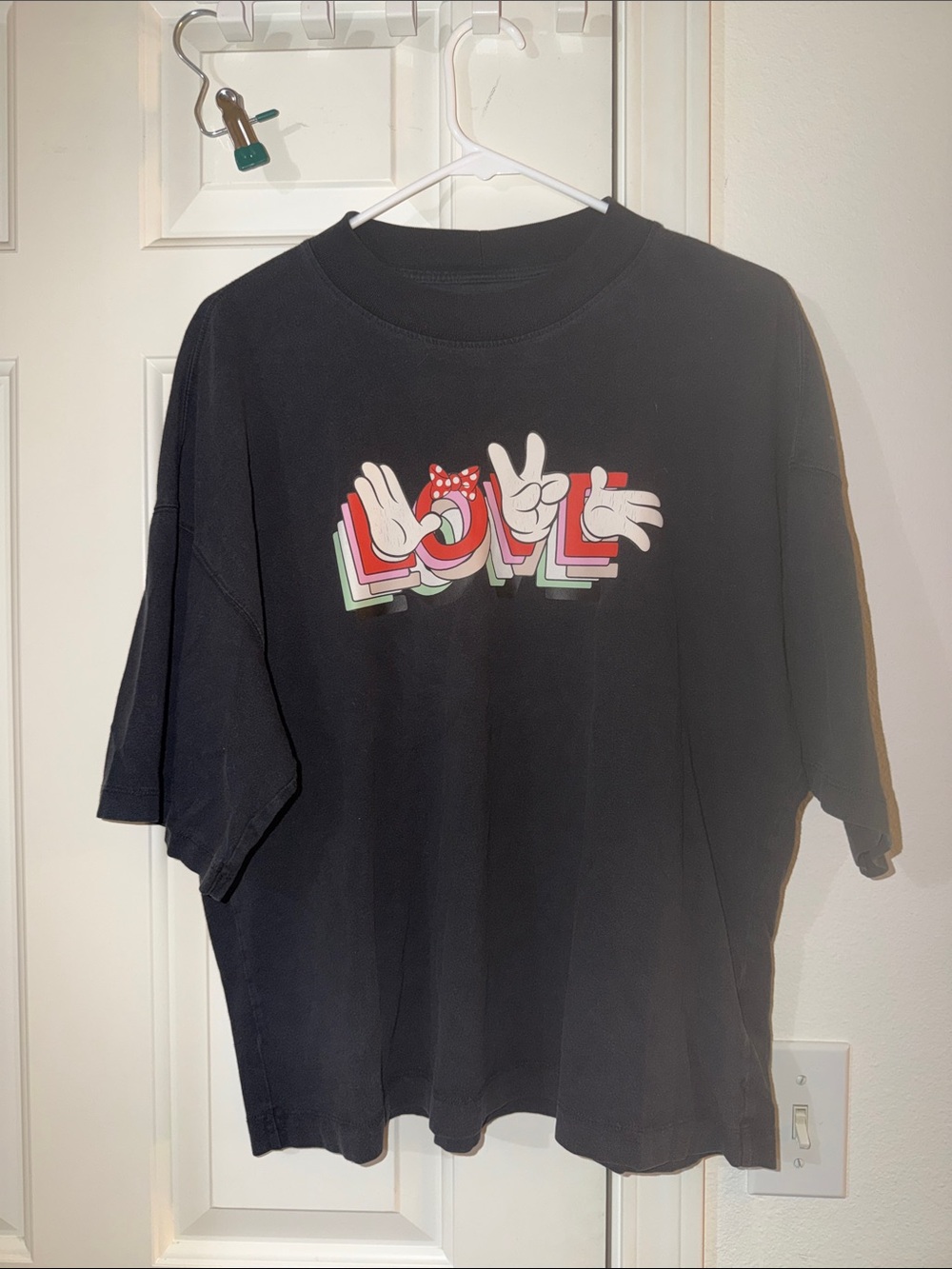 Uniqlo UT Black 'LOVE' Tshirt